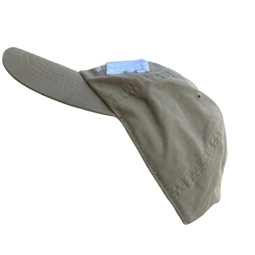 Yellowstone National Park Strapback Dad Hat Khaki Embroidered Bison